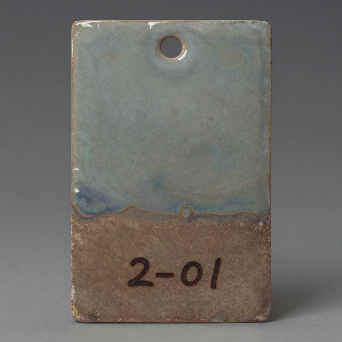 Demo glaze test tile 2-01